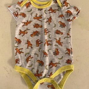 Curious George baby onesie